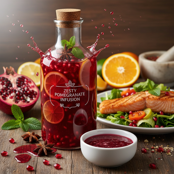 Zesty Pomegranate Infusion Marinade & Dressing recipe
