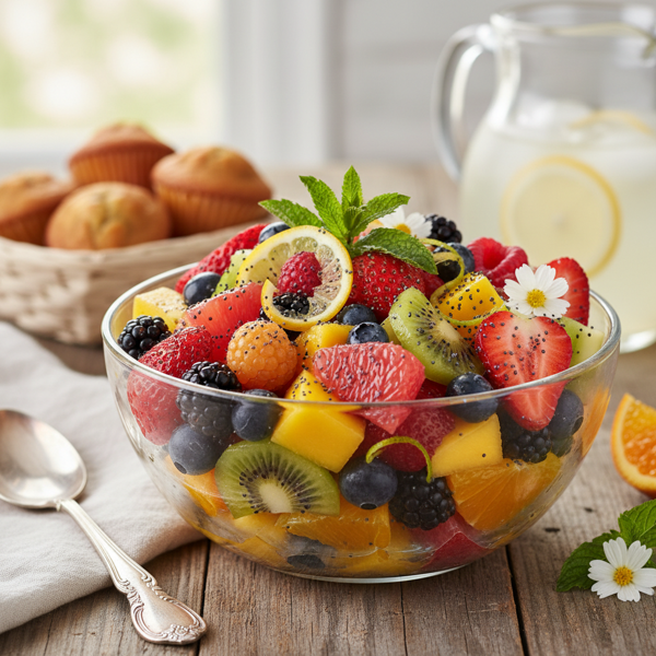 Zesty Poppy Seed Fruit Medley recipe