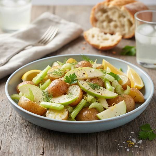Zesty Potato, Apple, and Celery Salad recipe
