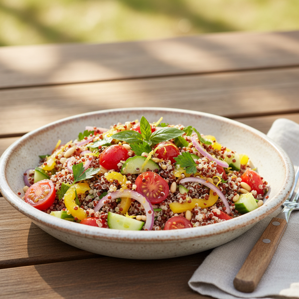 Zesty Quinoa Garden Salad recipe