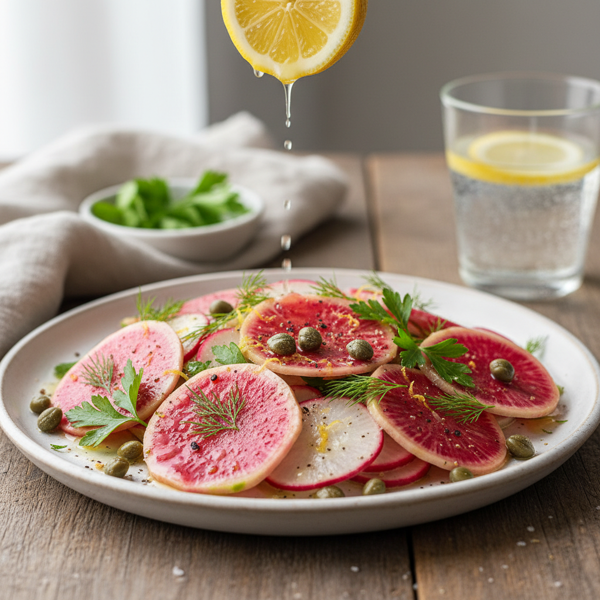 Zesty Radish and Capers Salad recipe