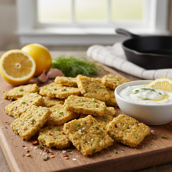 Zesty Ranch Crunchy Crackers recipe