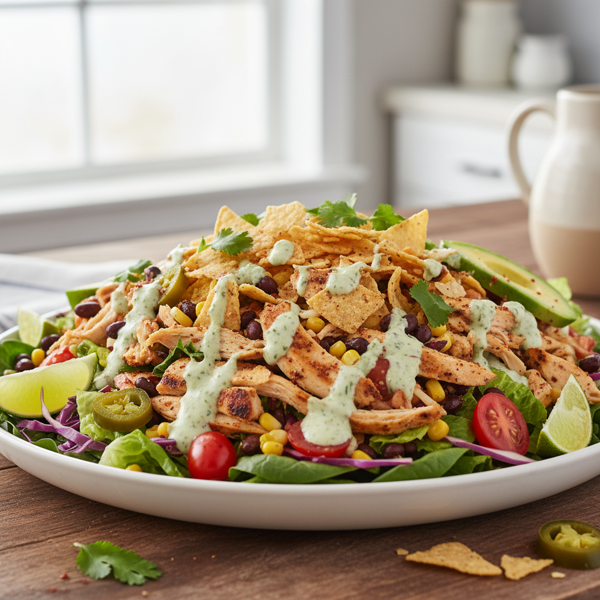 Zesty Ranch Taco Chicken Salad recipe