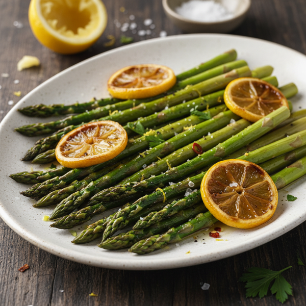 Zesty Roasted Asparagus with Caramelized Lemon recipe