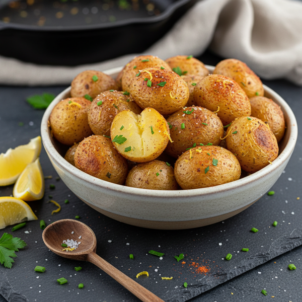Zesty Roasted Paprika Potatoes recipe