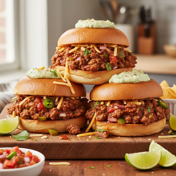 Zesty Salsa Sloppy Joes recipe