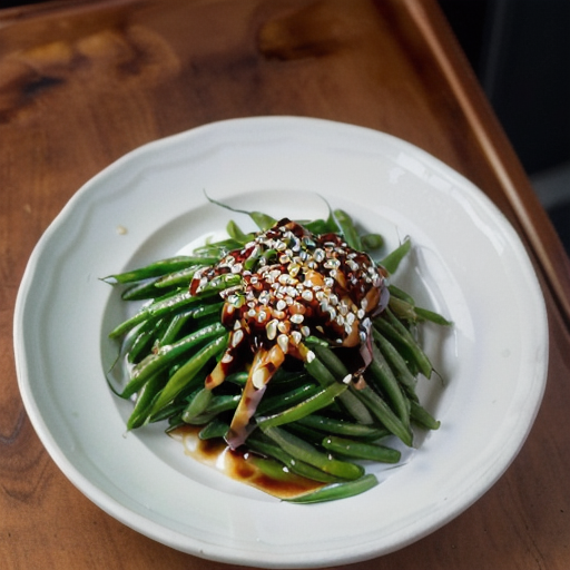 Zesty Sautéed Green Beans with Teriyaki Glaze recipe