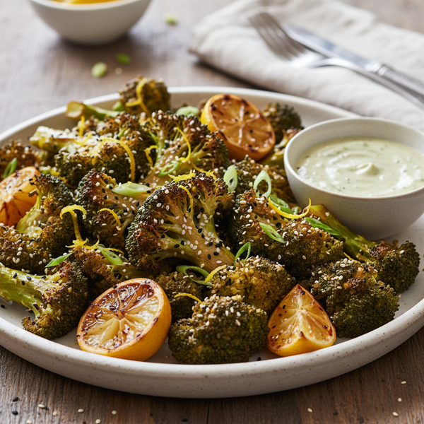 Zesty Sesame Roasted Broccoli recipe