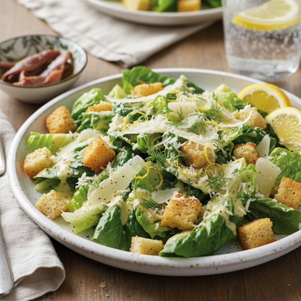 Zesty Shortcut Caesar Salad recipe