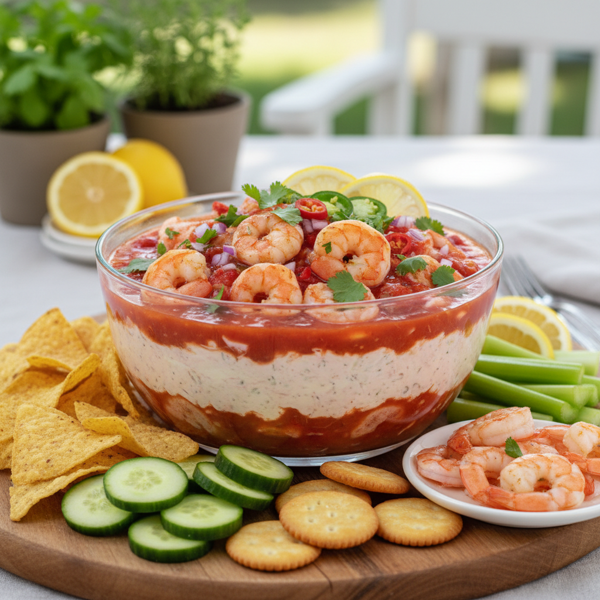 Zesty Shrimp Cocktail Dip recipe