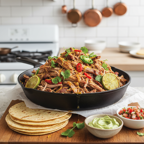Zesty Slow-Roasted Pork Carnitas recipe