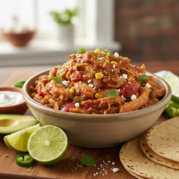 Zesty Slow Cooker Mexican Chicken Delight recipe