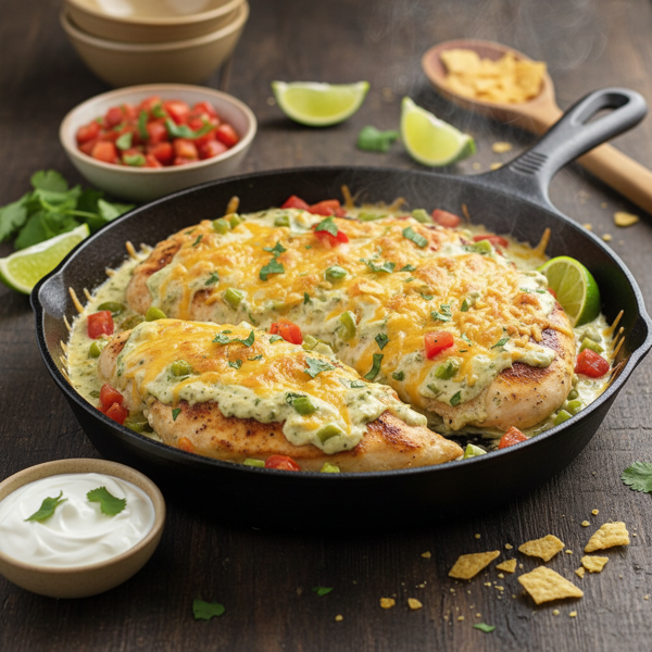 Zesty Sour Cream Salsa Chicken recipe