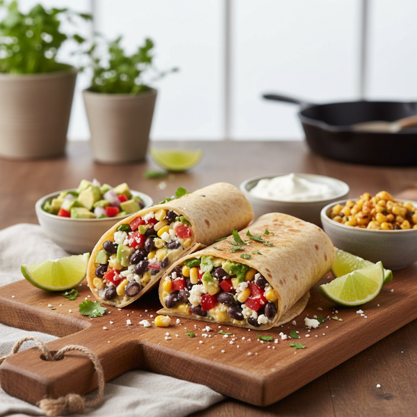Zesty Southwest Bean Wraps recipe