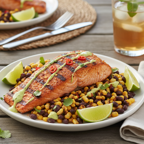 Zesty Southwest Grilled Salmon recipe
