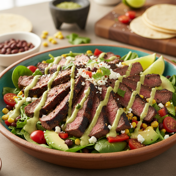 Zesty Southwest Steak Salad recipe