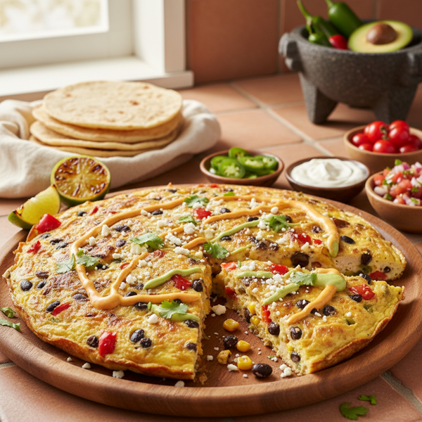 Zesty Southwestern Baked Omelet recipe