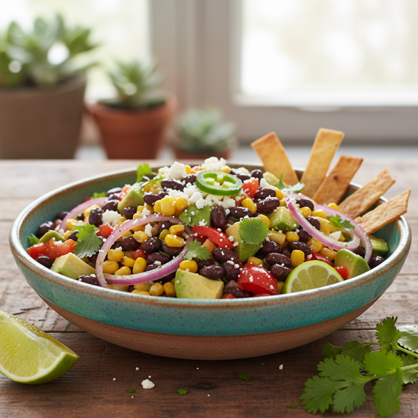 Zesty Southwestern Black Bean Salad recipe