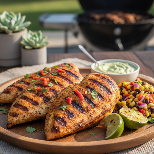 Zesty Southwestern Grilled Chicken Breasts recipe