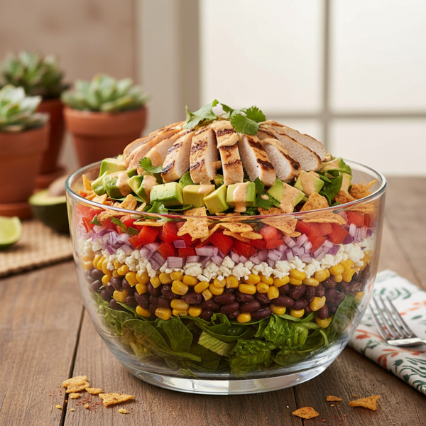 Zesty Southwestern Layered Salad recipe