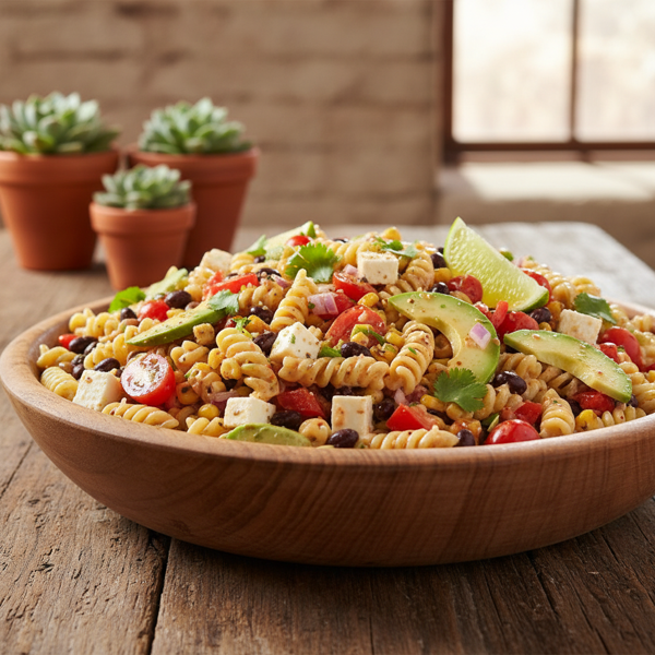 Zesty Southwestern Rotini Salad recipe