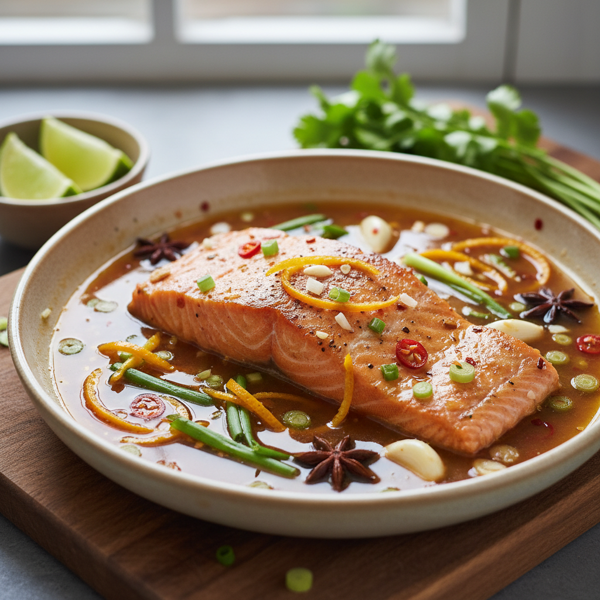 Zesty Soy-Ginger Infused Salmon Marinade recipe