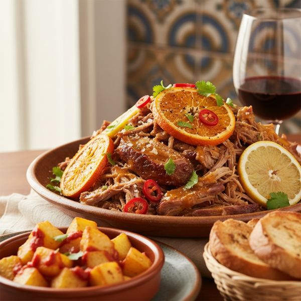 Zesty Spanish-Style Pulled Pork recipe