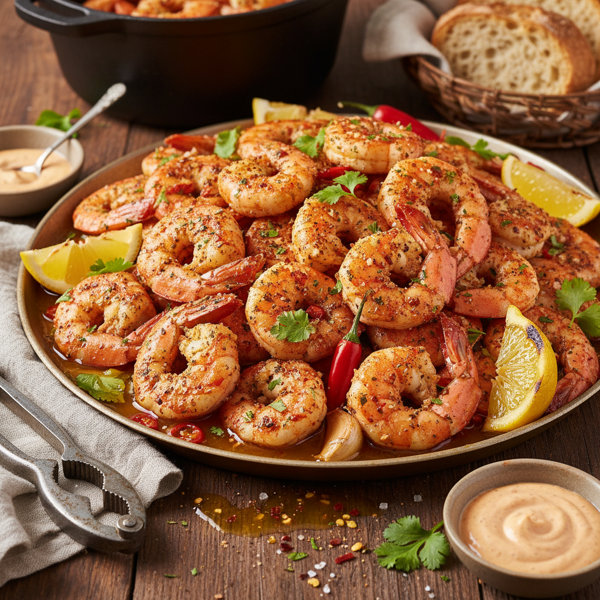 Zesty Spiced Boiled Shrimp recipe