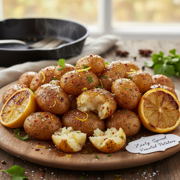 Zesty Spiced Roasted Potatoes recipe