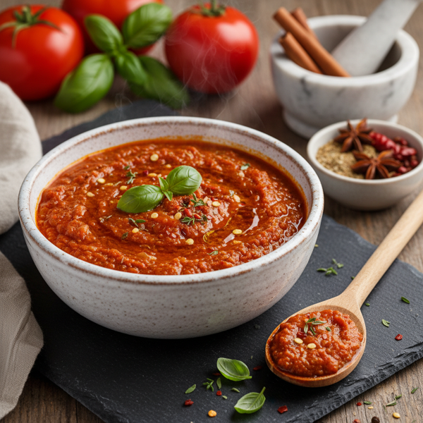 Zesty Spiced Tomato Sauce recipe
