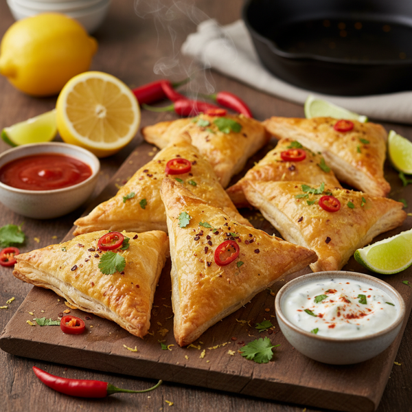 Zesty Spicy Chicken Phyllo Bites recipe