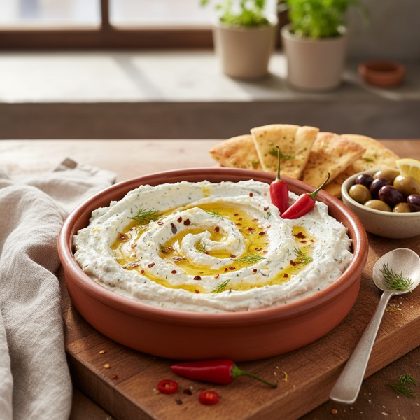 Zesty Spicy Feta Spread recipe