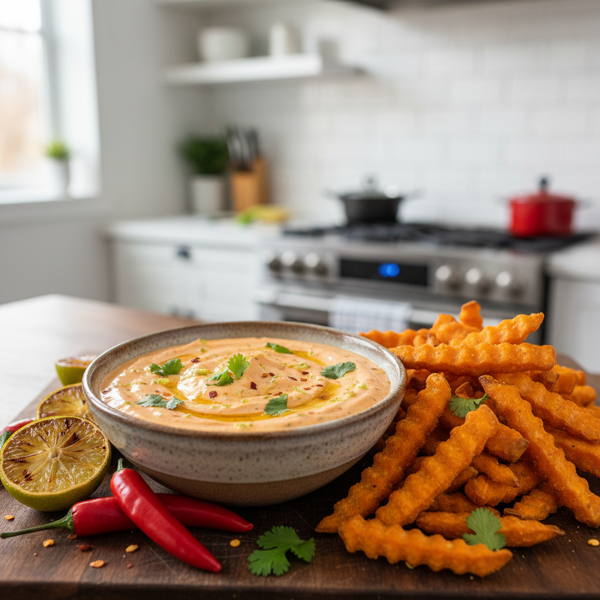 Zesty Spicy Fry Dipping Sauce recipe