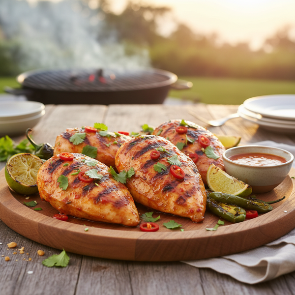 Zesty Spicy Grilled Chicken Delight recipe