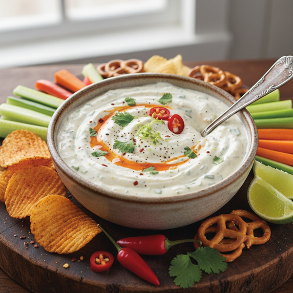 Zesty Spicy Ranch Dip recipe