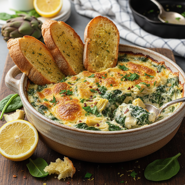Zesty Spinach Artichoke Delight recipe