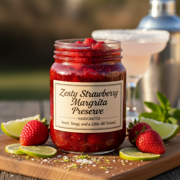 Zesty Strawberry Margarita Preserve recipe