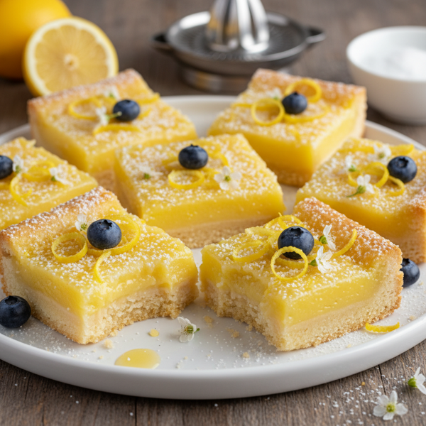 Zesty Sugar-Free Lemon Delight Bars recipe