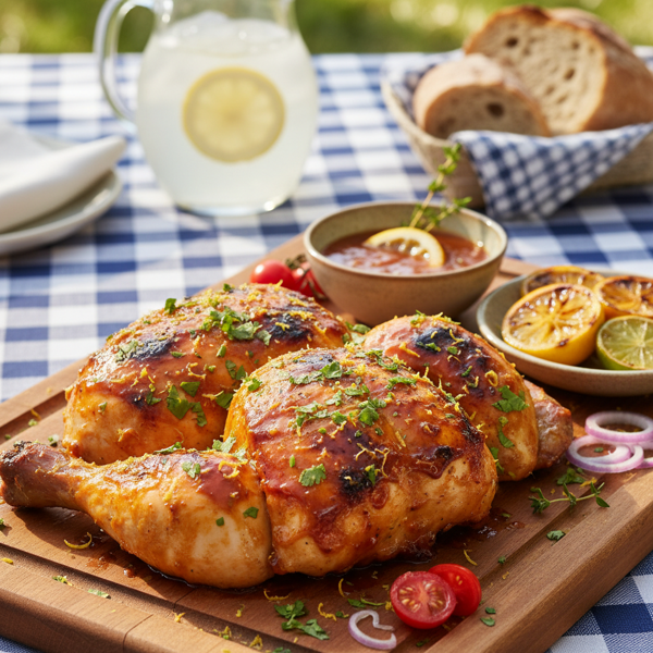Zesty Sunshine Barbecue Chicken recipe