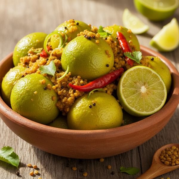 Zesty Sunshine Lime Pickle recipe