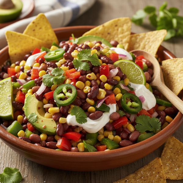 Zesty Tex-Mex Bean Fiesta Salsa recipe