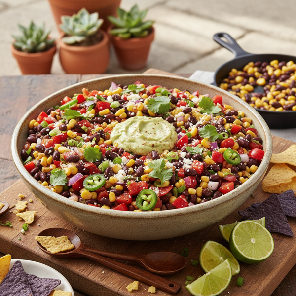 Zesty Tex-Mex Caviar Dip recipe