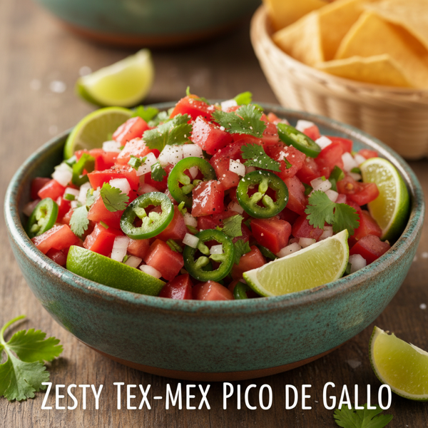 Zesty Tex-Mex Pico de Gallo recipe