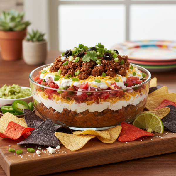 Zesty Tex-Mex Taco Dip recipe