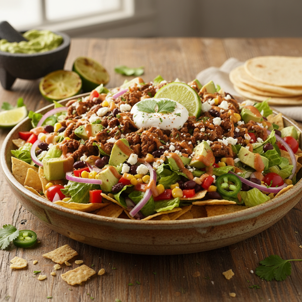Zesty Tex-Mex Taco Salad Supreme recipe