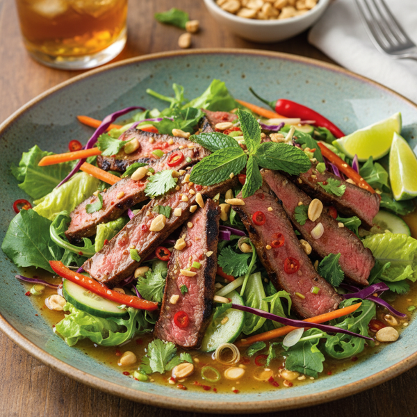 Zesty Thai Beef Salad Delight recipe