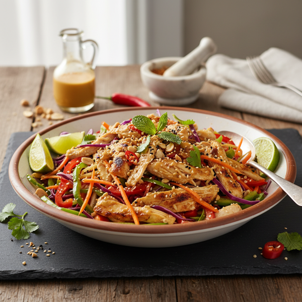 Zesty Thai Chicken Salad recipe