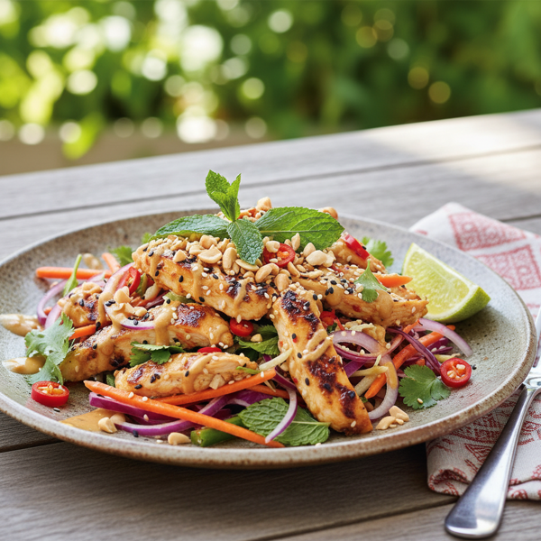 Zesty Thai Chicken Salad Delight recipe