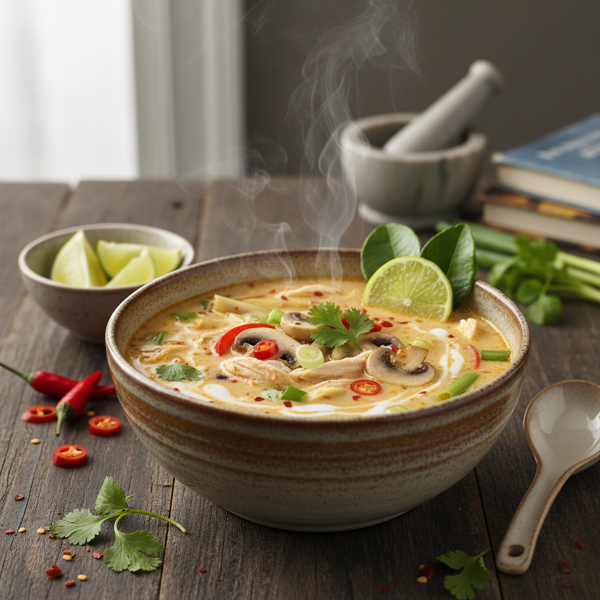 Zesty Thai Chicken Soup recipe