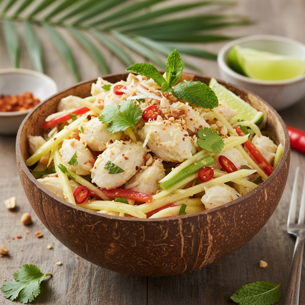 Zesty Thai Coconut Crab Salad recipe
